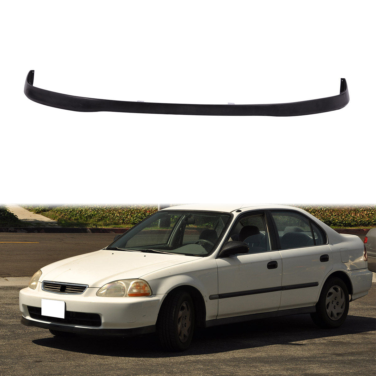 1996-1998 Honda Civic EK OEM Si Style Front Lip Splitter Spoiler PU