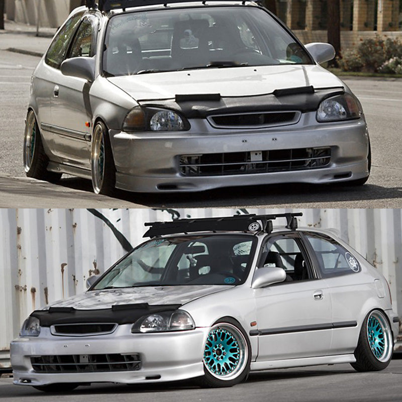 1996-1998 Honda Civic EK Car Front Bumper Lip Spoiler PU