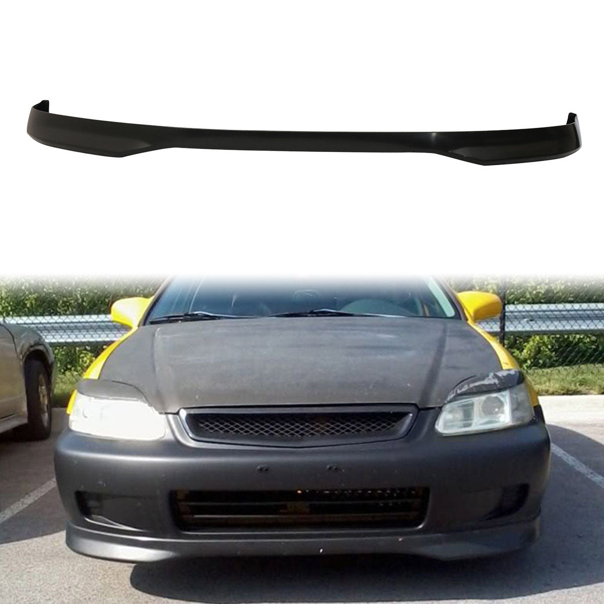 1996-1998 Honda Civic EK JDM Type R Style Front Bumper Lip PP