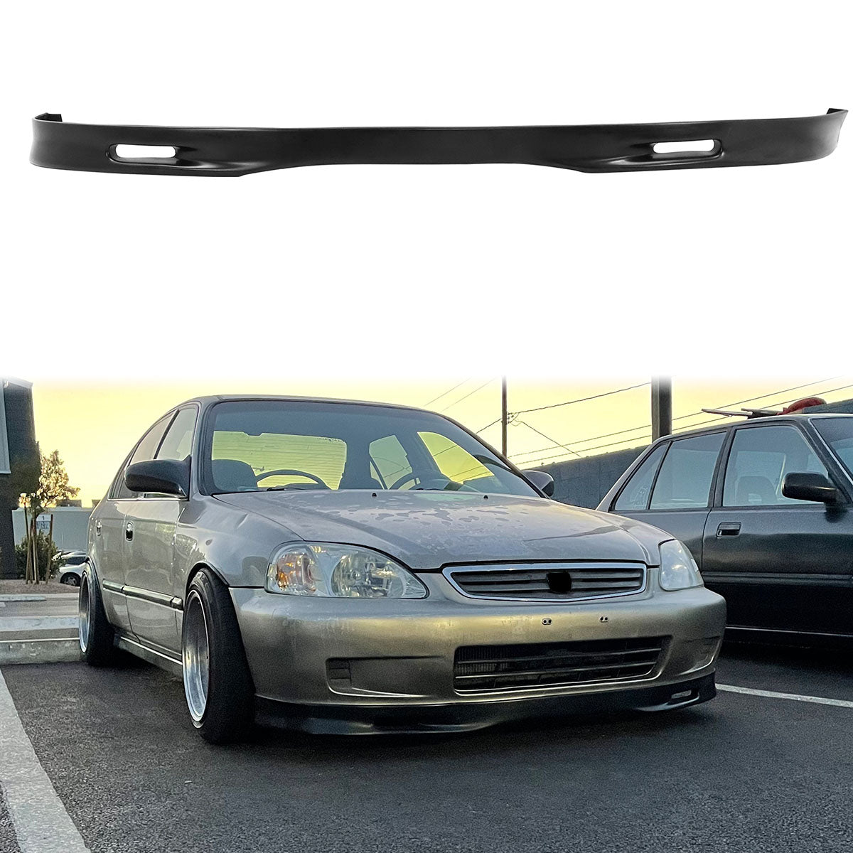 1999-2000 Honda Civic OE Style Front Bumper Lip PU