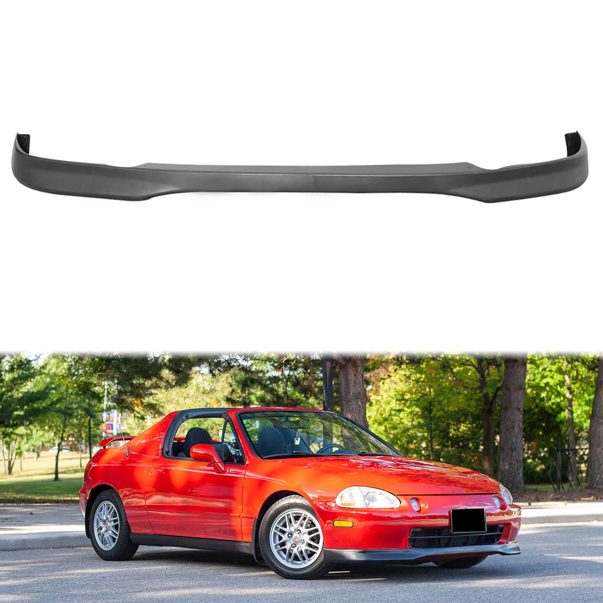 1993-1997 Honda Del Sol Type R Front Bumper Lip Spoiler PU