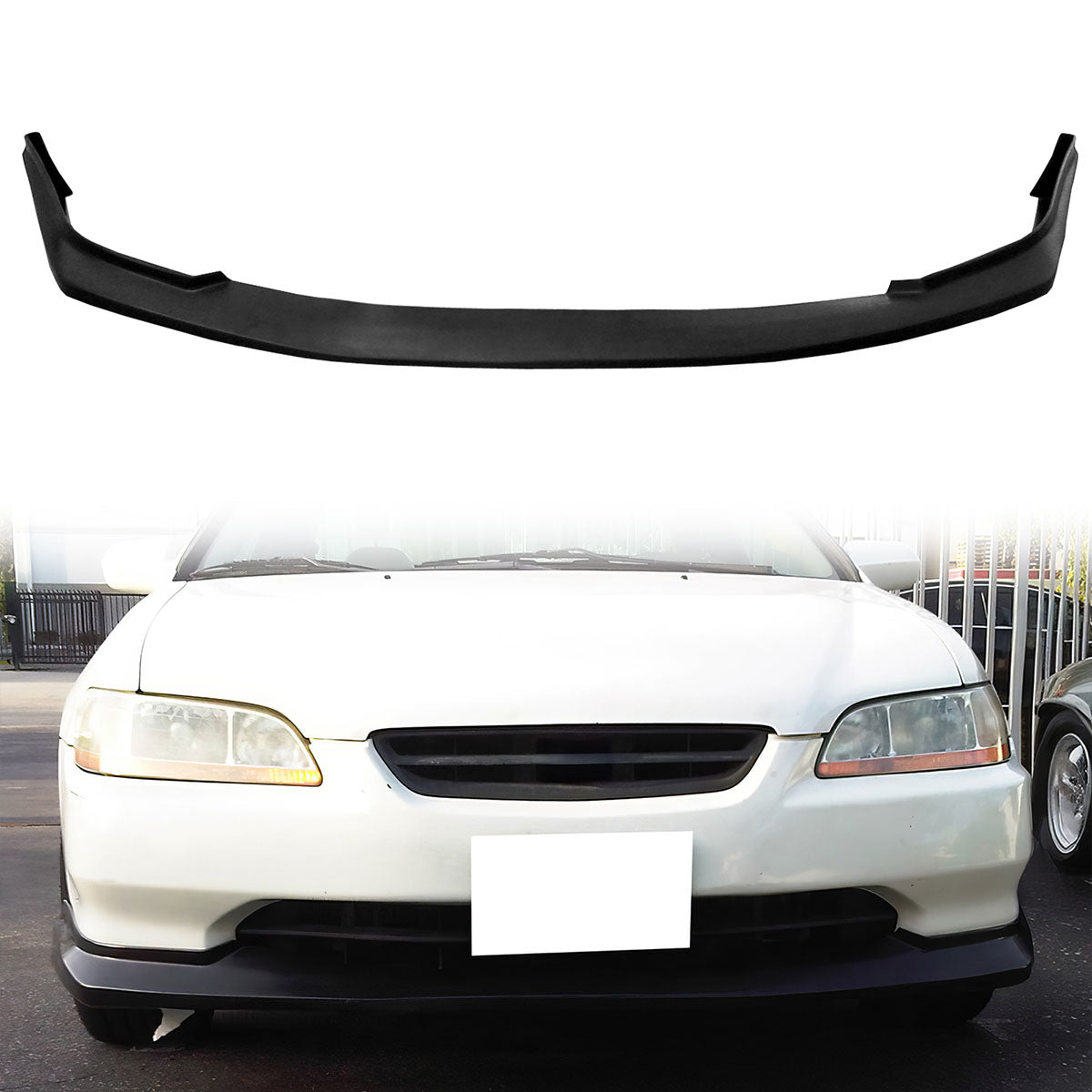 1998-2000 Honda Accord Coupe Sport Style Front Bumper Lip Spoiler PU