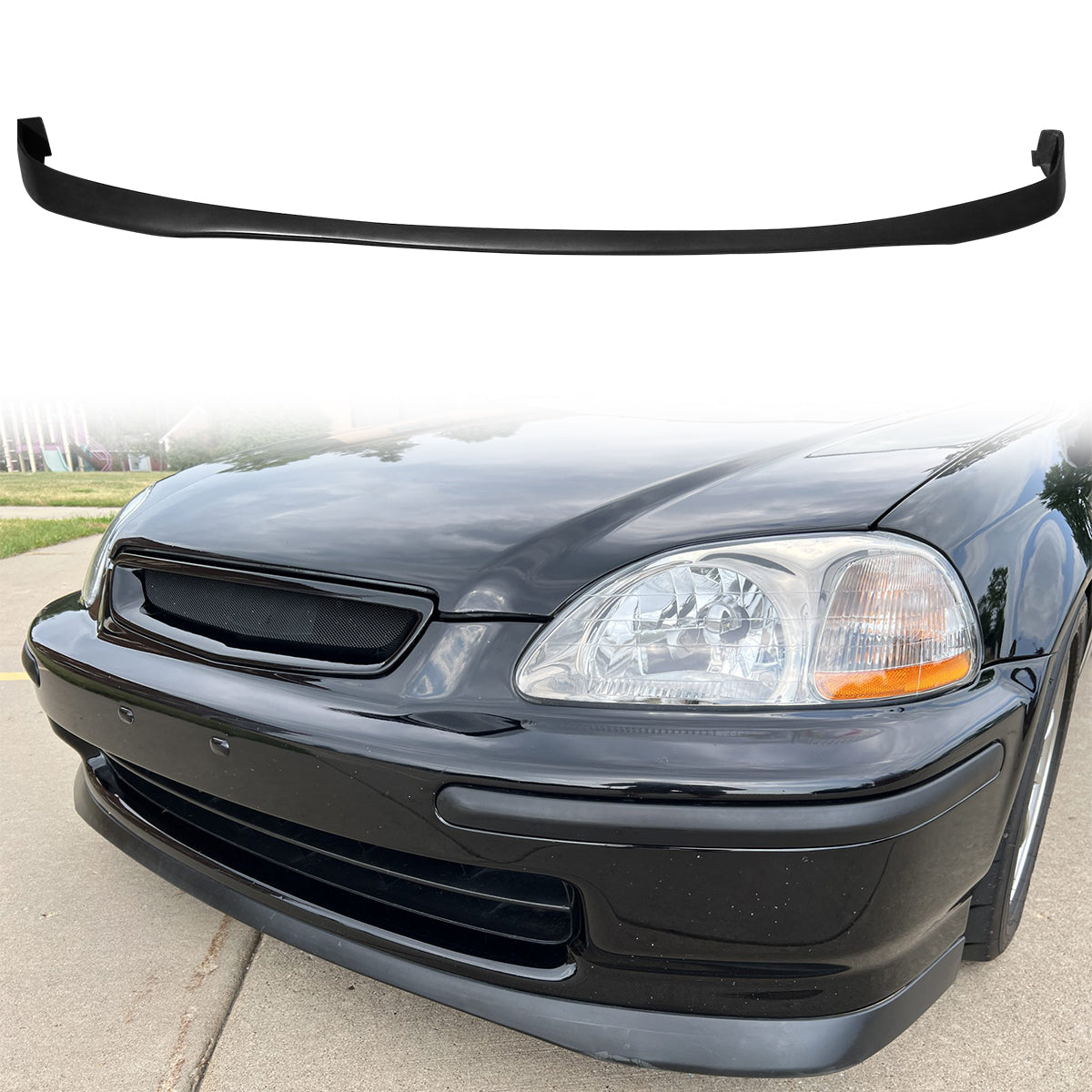 1996-1998 Honda Civic OEM SIR2 JDM Sir Style PU Front Bumper Lip