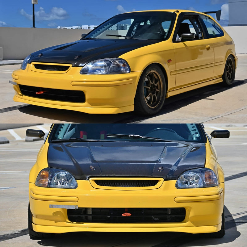 1996-1998 Honda Civic OEM SIR2 JDM Sir Style PU Front Bumper Lip