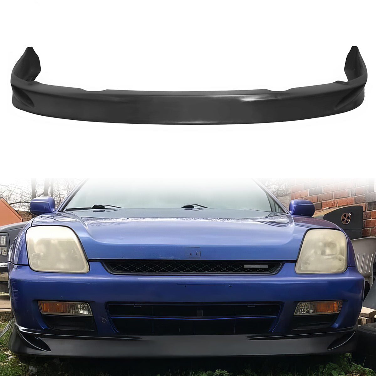 1997-2001 Honda Prelude Front Lip Splitter Unpainted PU IKON Spoiler