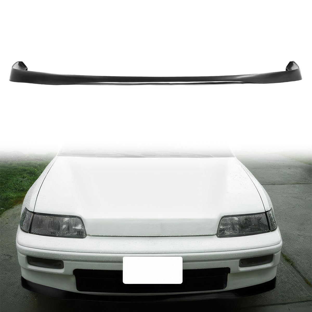 1988-1991 Honda CRX USDM Coupe JDM Style Front Bumper Lip PU