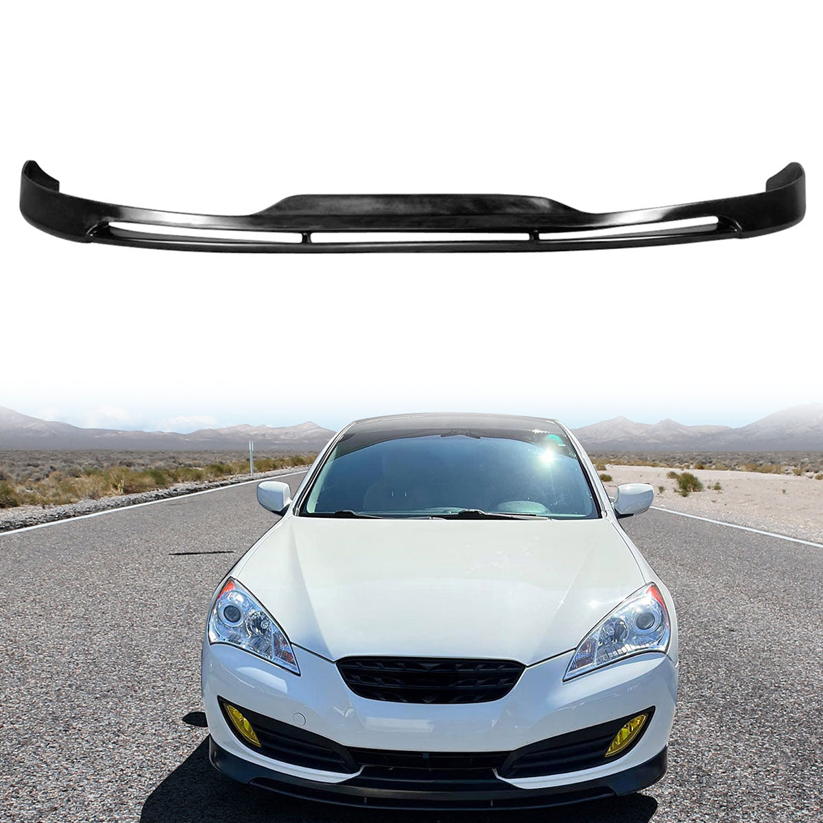 2010-2012 Hyundai Genesis Type S1 Front Bumper Lip PU