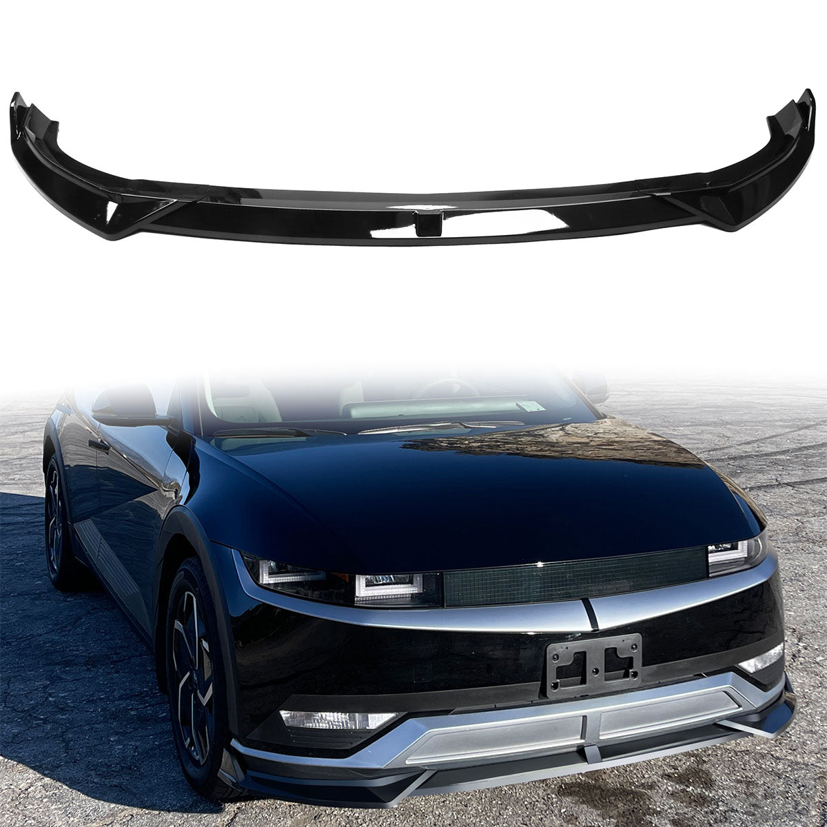 2022-2024 Hyundai Ioniq 5 Front Lip IKON Style Lip Spoiler PP