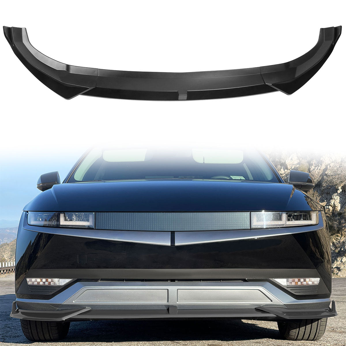 2022-2024 Hyundai Ioniq 5 Front Lip IKON Style Lip Spoiler PP