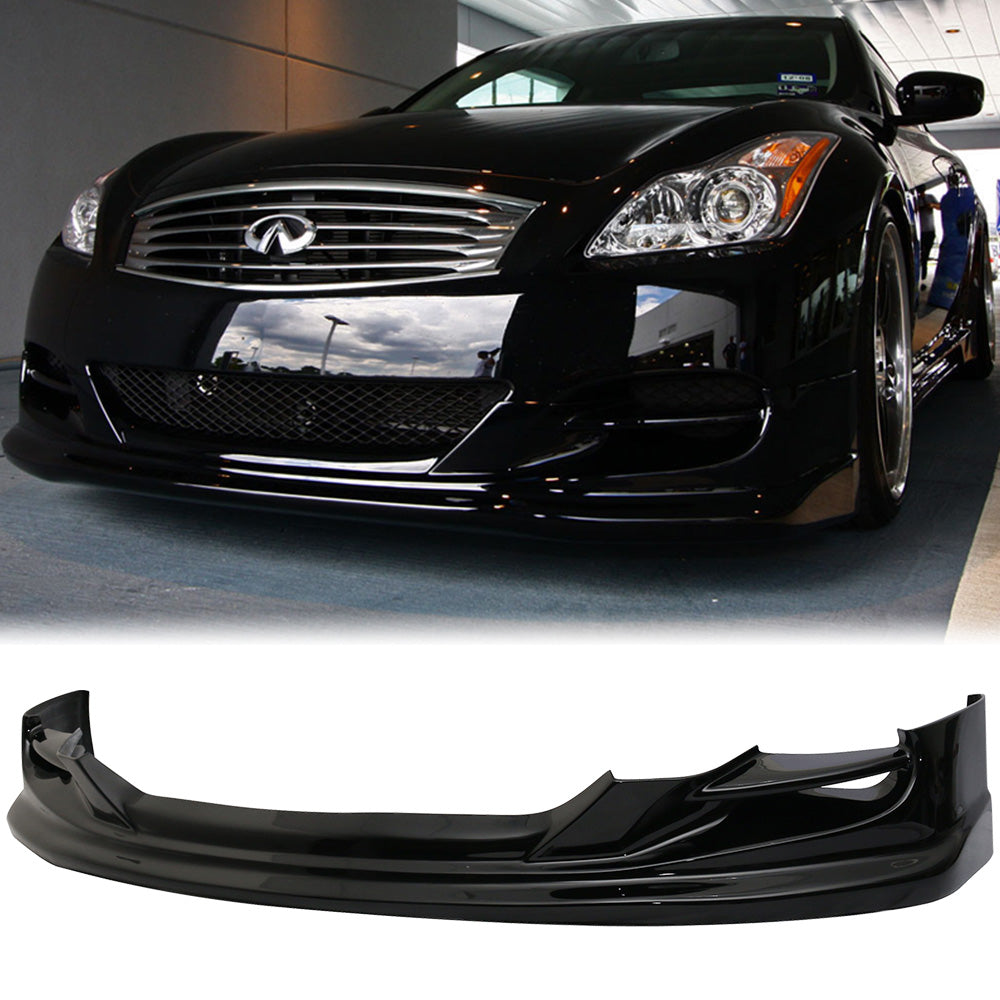 2008-2014 infiniti G37 Coupe TS Paint Black Obsidian #KH3 Front Lip PU