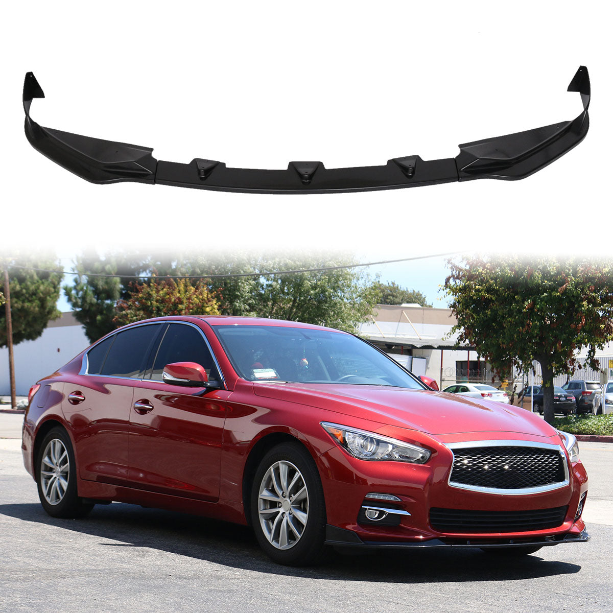 2014-2017 Infiniti Q50 Base Front Lip ABS