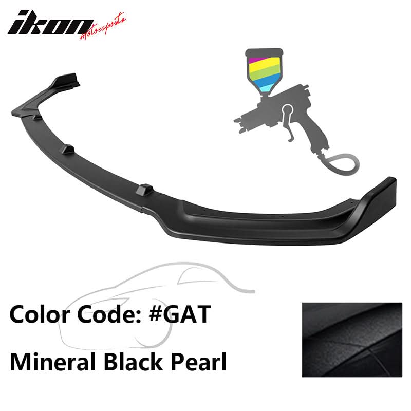 2018-2022 Infiniti Q50 Base Premium Painted Front Bumper Lip 3PC