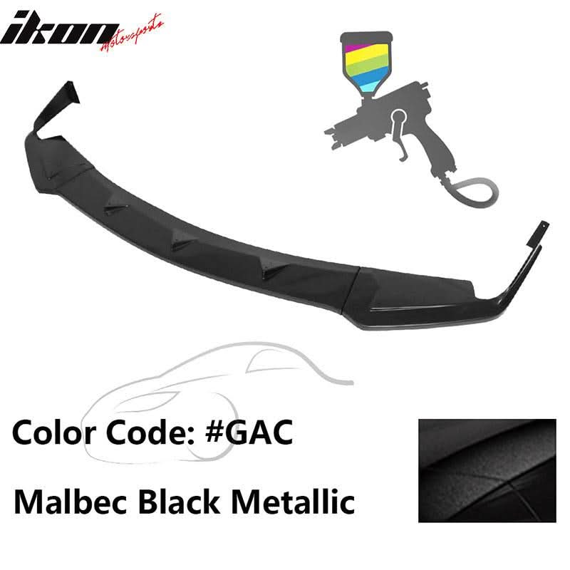 2014-2017 Infiniti Q50 Q50S Sport Model Painted Front Bumper Lip ABS