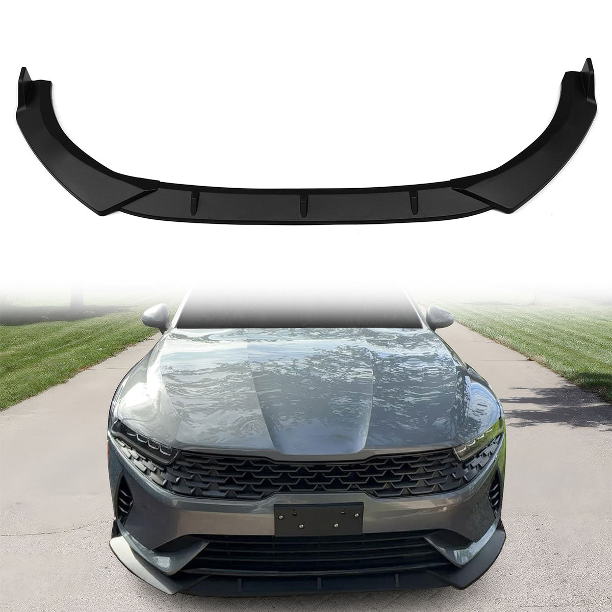 2021-2024 2025 Kia Optima K5 Front Lip Chin Spoiler PP 3PC