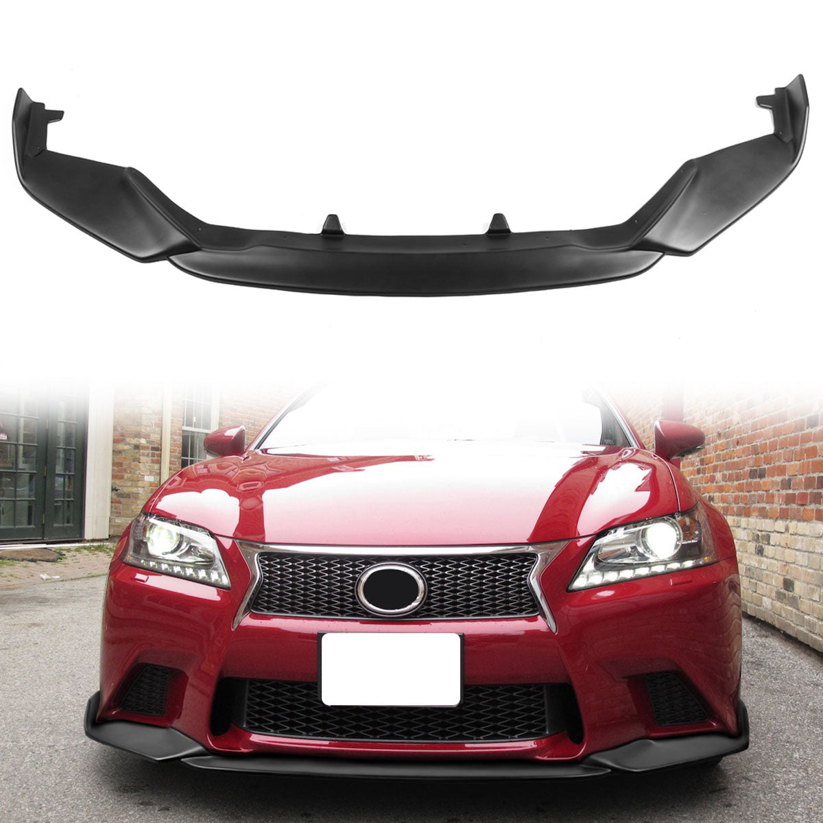 2013-2015 Lexus GS350 F Sport IKON Style Front Bumper Lip Painted PP