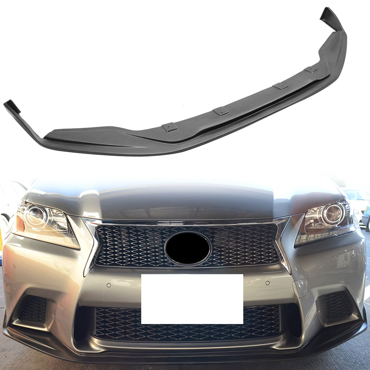 2013-2015 Lexus GS350 GS450 F Sport SK Style Front Bumper Lip PU