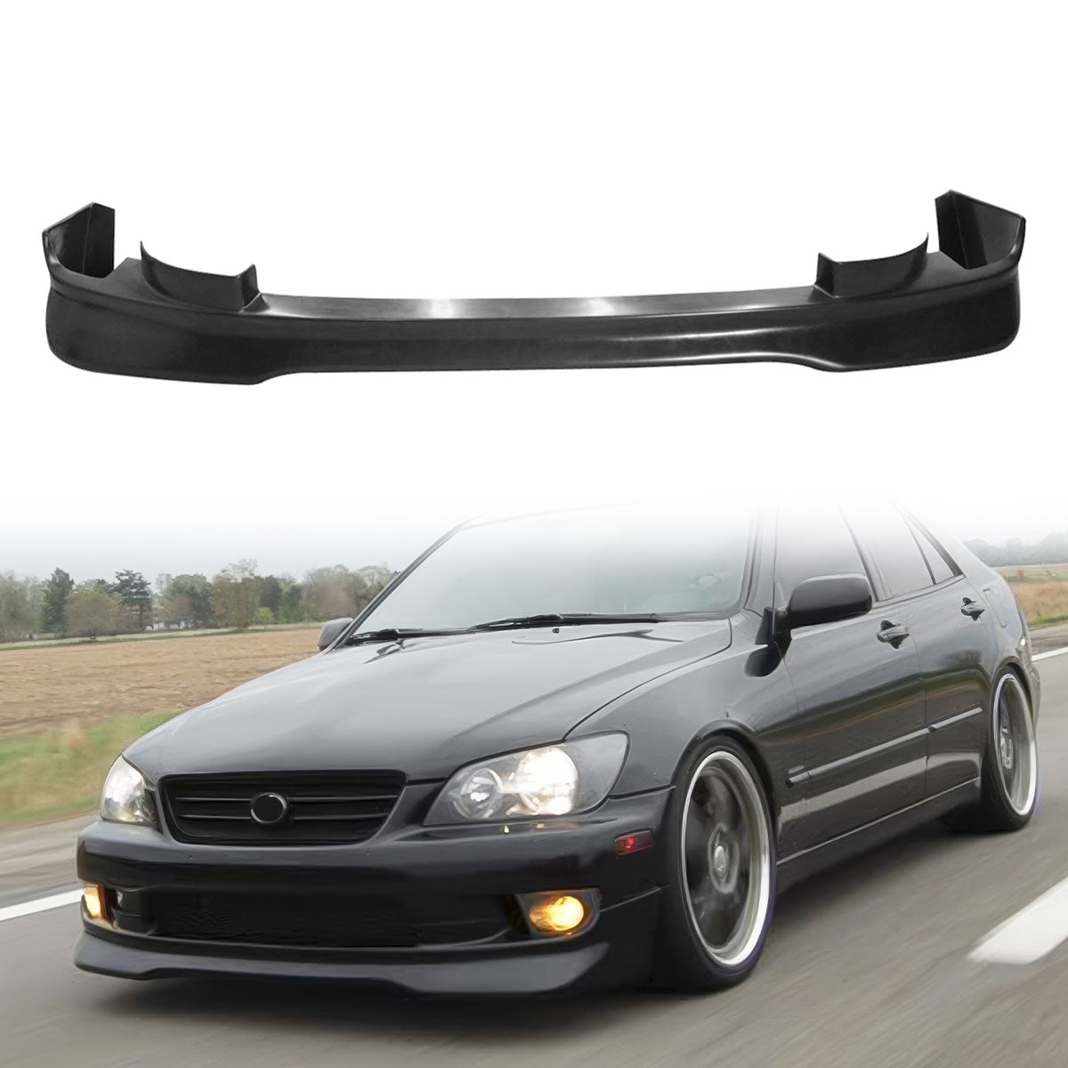 2001-2005 Lexus IS300 AMS Style Unpainted Front Bumper Lip PU