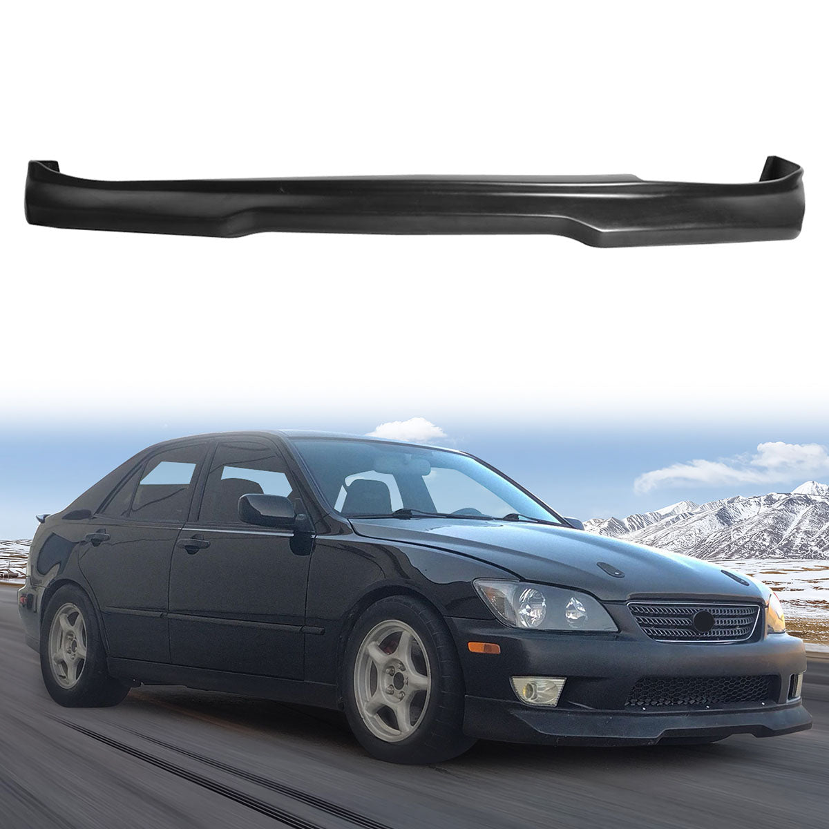 2001-2005 Lexus IS300 Sedan 4Dr GR Style Front Lip Splitter Spoiler PU