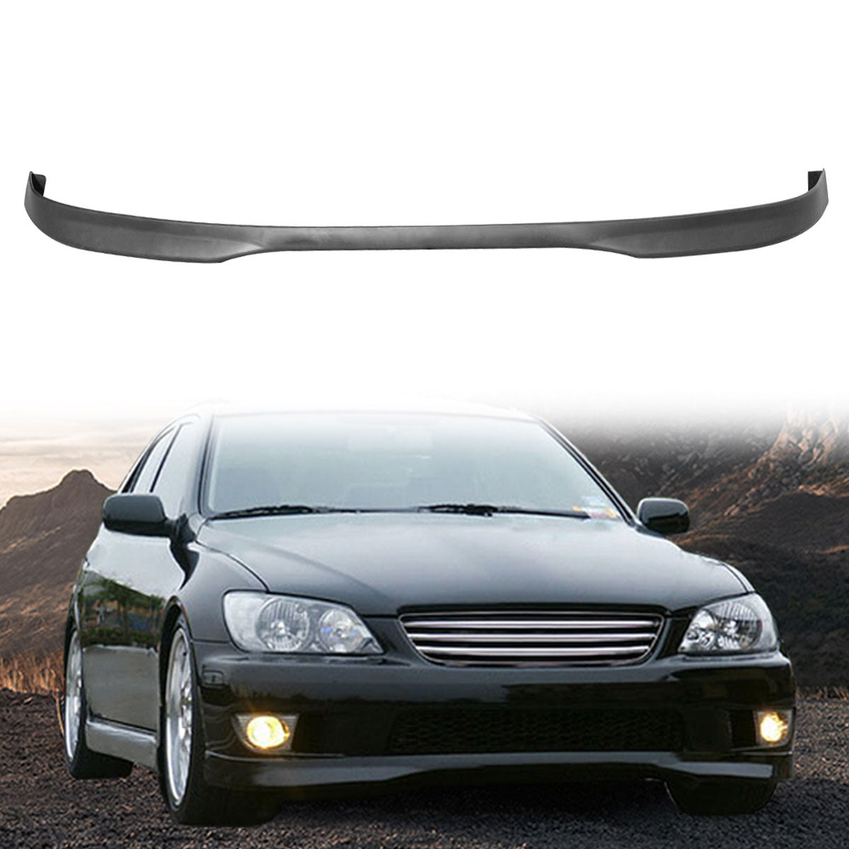 2001-2005 Lexus IS300 Sedan XE10 Type R Front Bumper Lip Spoiler PP