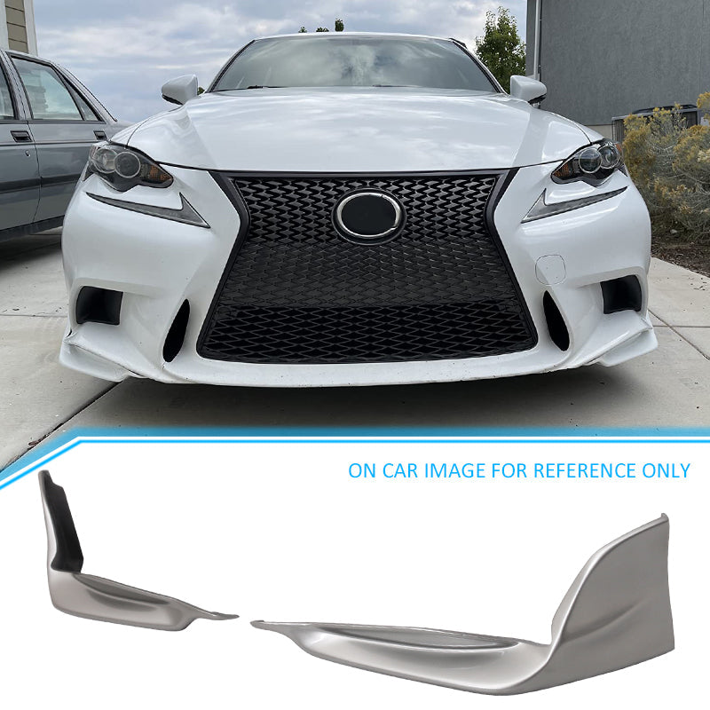2014-2016 Lexus IS Model TR-D Style Front Bumper Lip Splitters 2PC