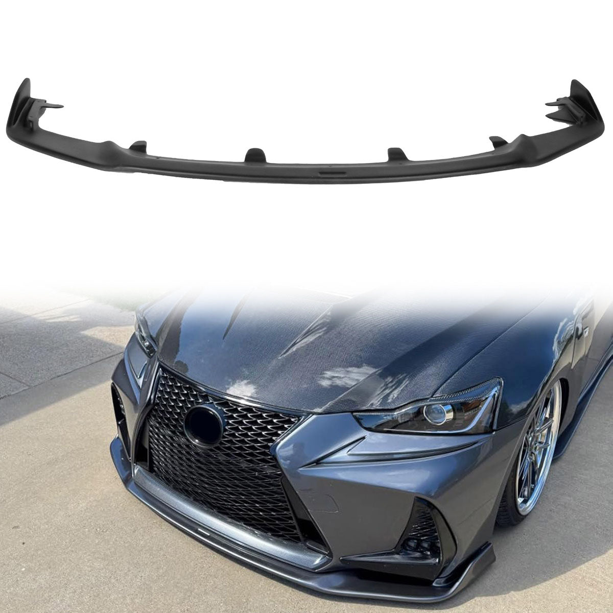 2017-2020 Lexus IS F-Sport Front Lip Spoiler AR Style