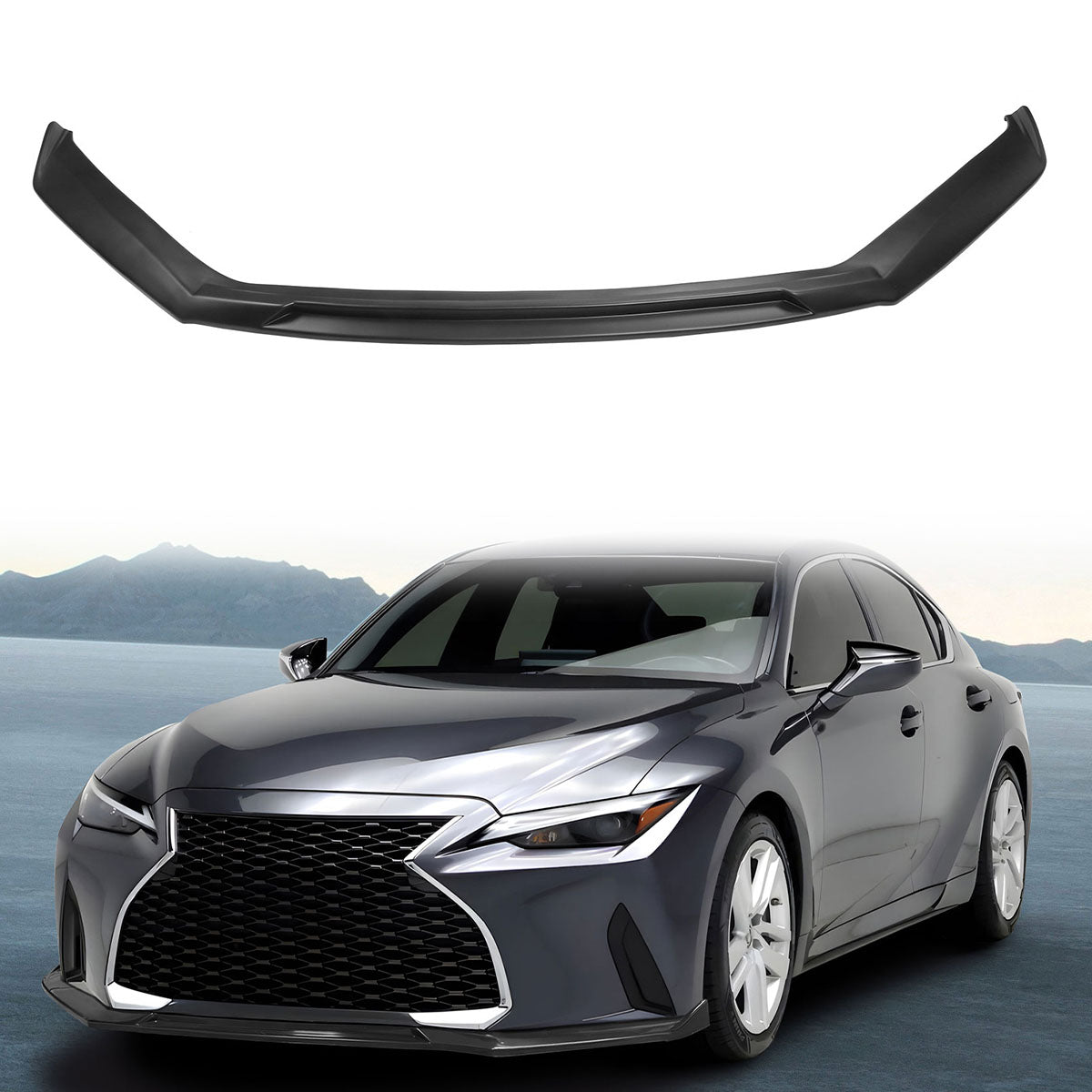 2021-2024 Lexus IS300 IS350 Front Bumper Lip ABS