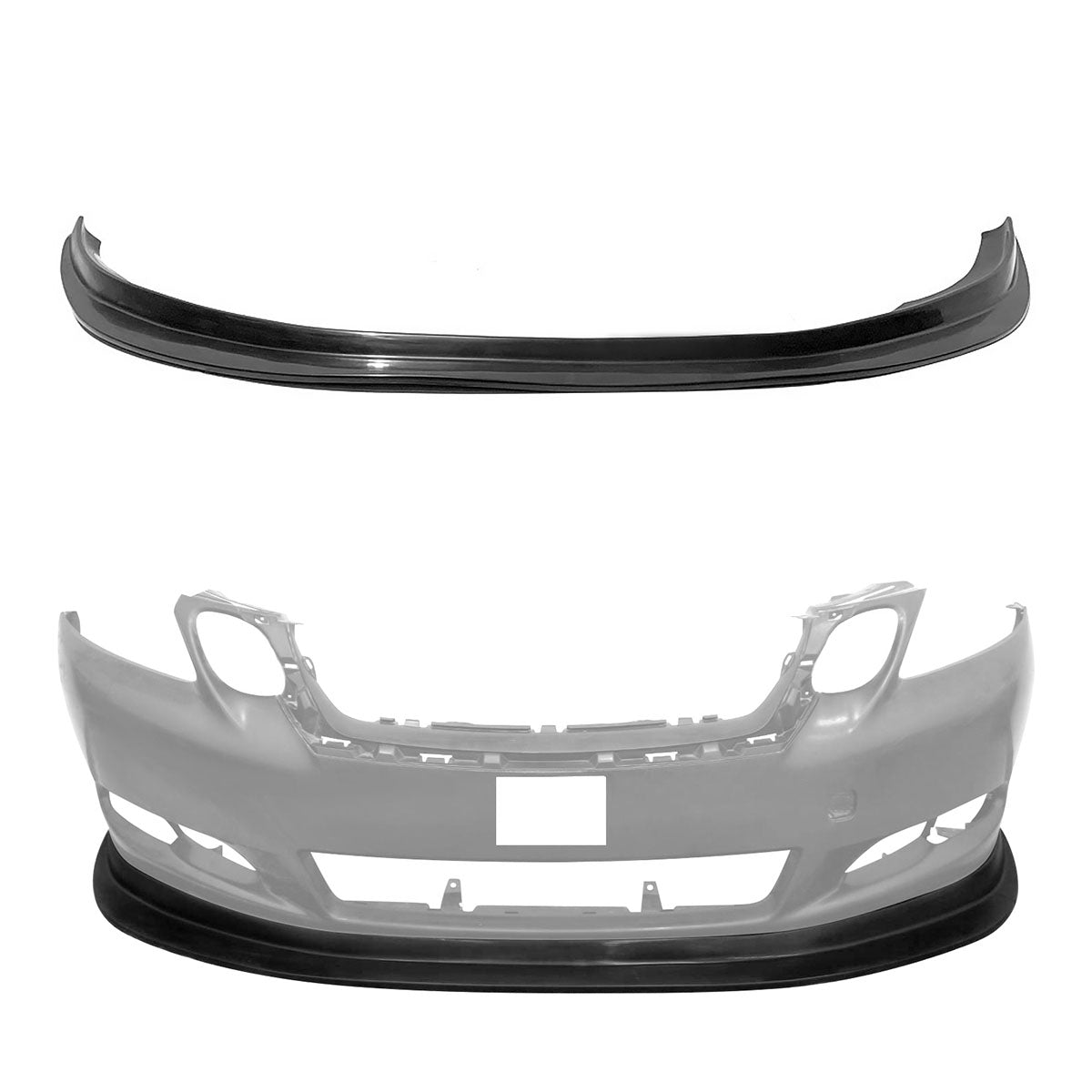 2008-2011 Lexus GS460 GS350 MDA Style Front Lip Splitter Unpainted PU