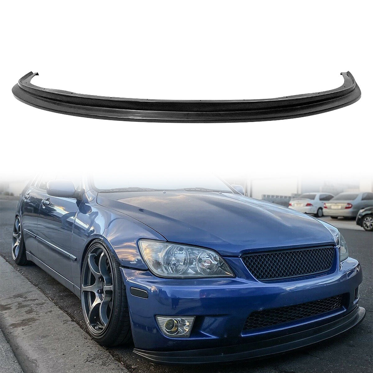 2001-2005 Lexus IS300 MDA Style Unpainted Front Bumper Lip Spoiler PU