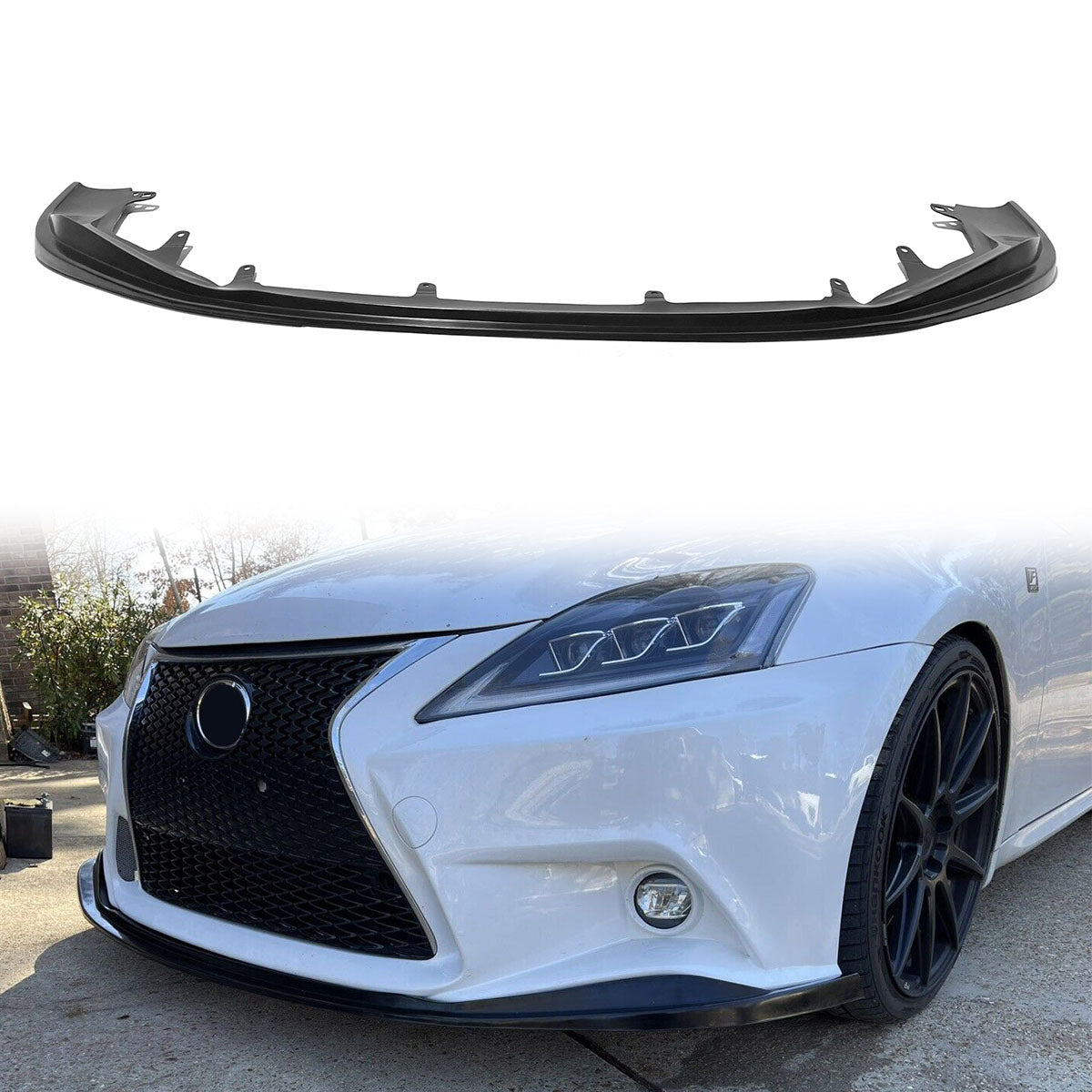 2014-2016 Lexus IS250 IS350 F-Sport MDA Style Front Lip Splitter - PU