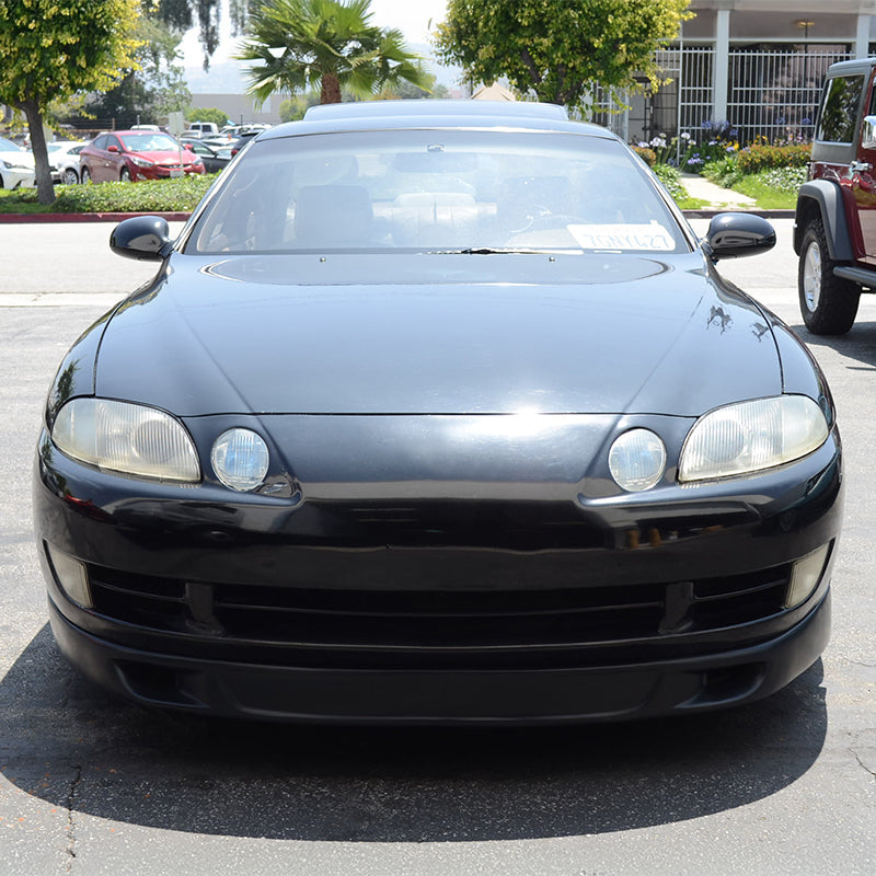 1992-1996 Lexus SC300 SC400 T Sports Style Black Front Bumper Lip PU