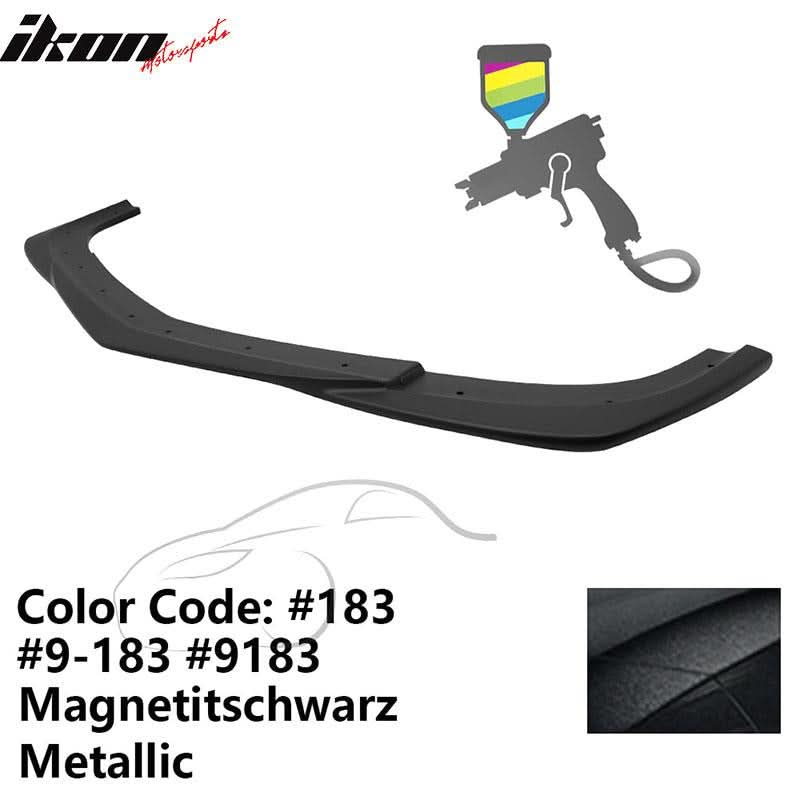 2012-2014 Benz W204 C63 AMG GH Style Painted Front Bumper Lip ABS