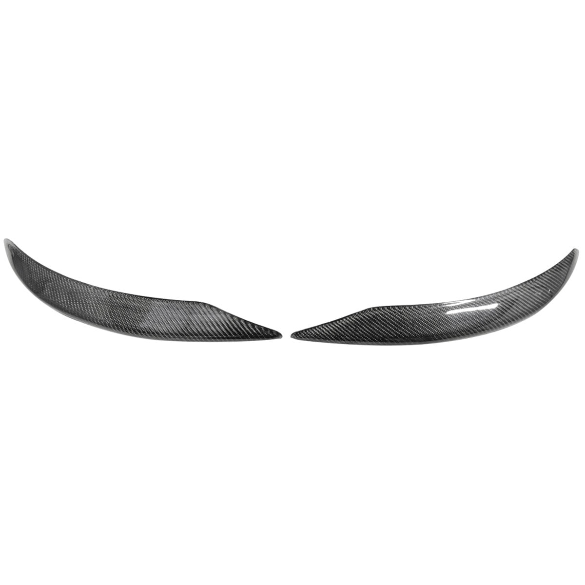 2013-2016 Benz C117 CLA Class Carbon Fiber Front Bumper Lip Aprons