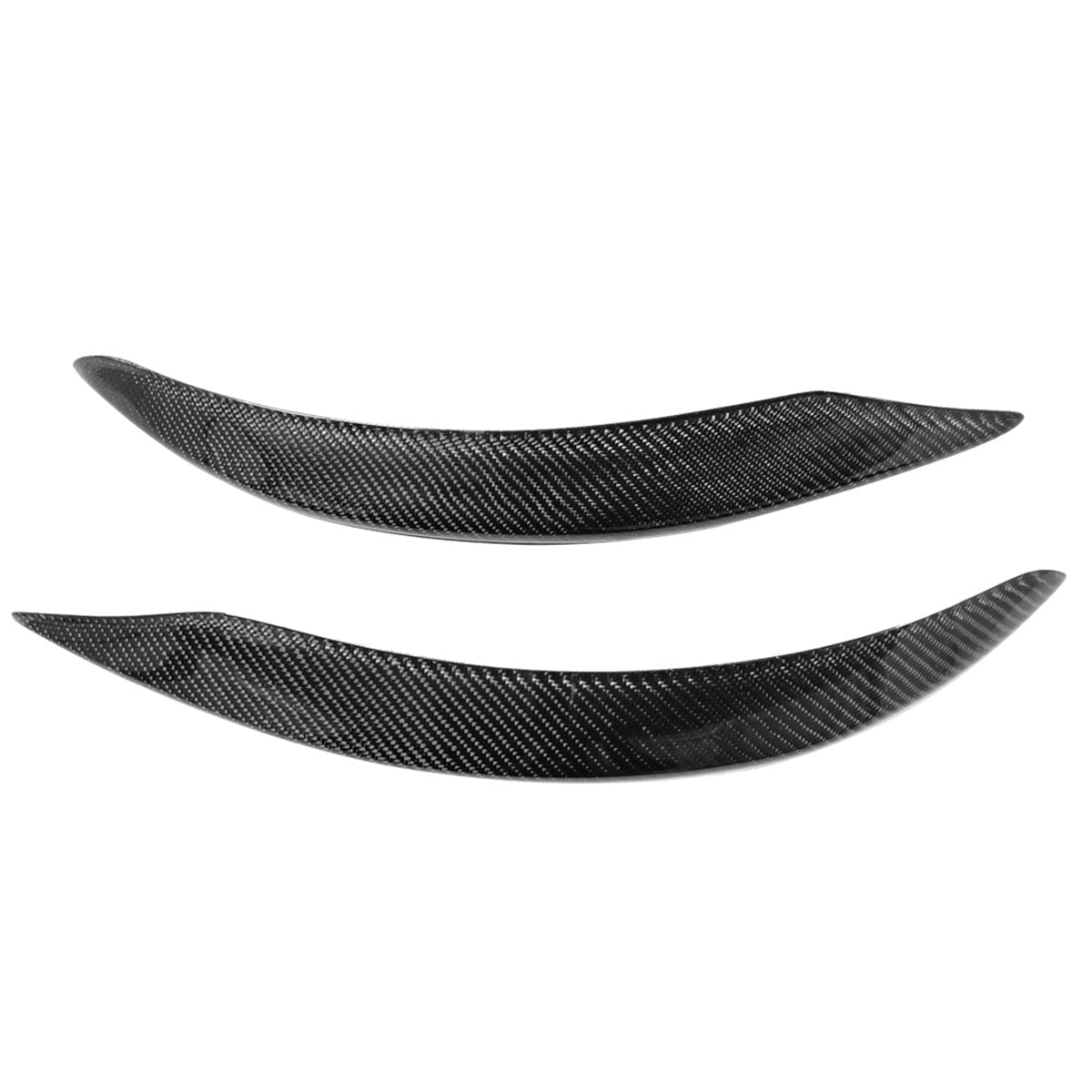 2013-2016 Benz C117 CLA Class Carbon Fiber Front Bumper Lip Aprons