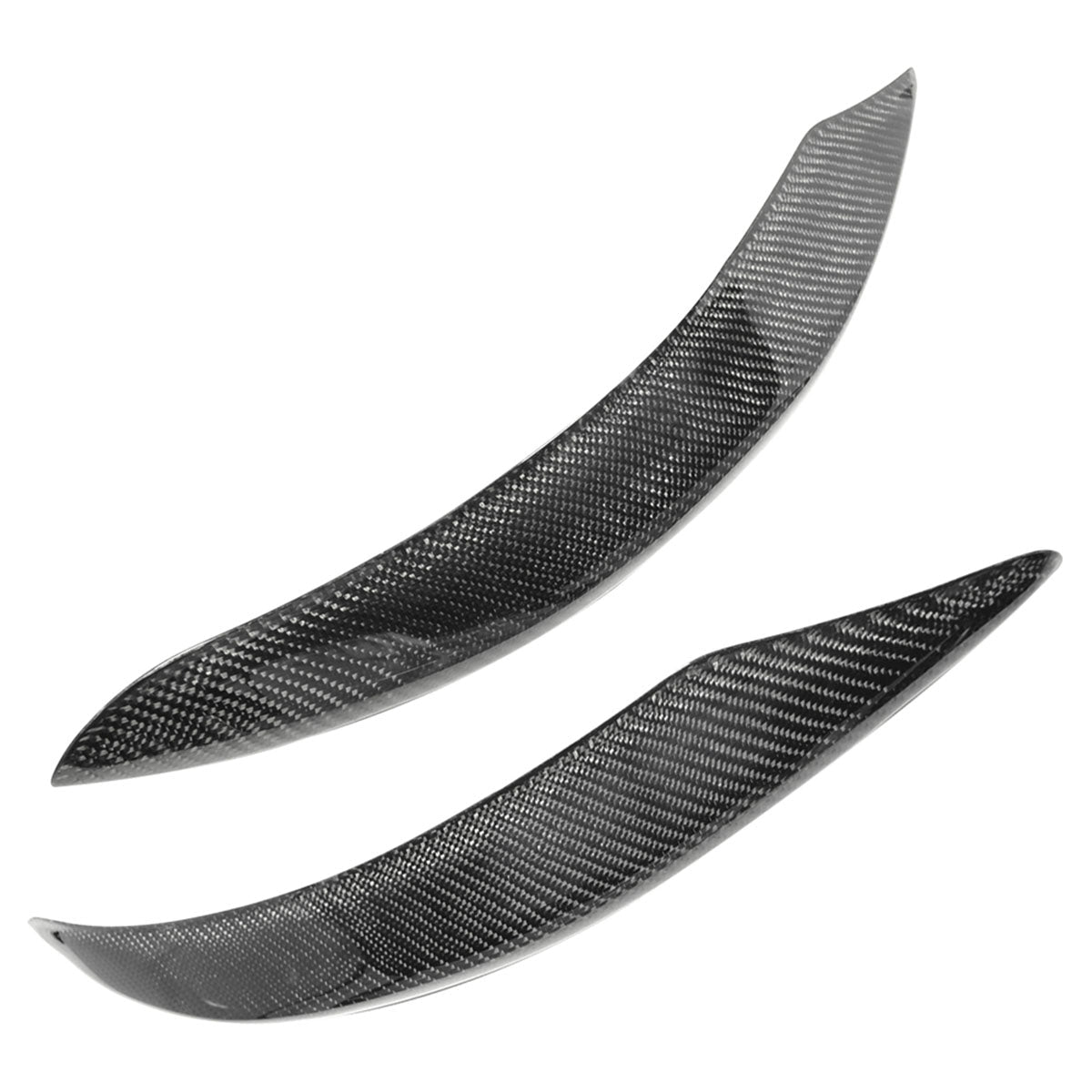 2013-2016 Benz C117 CLA Class Carbon Fiber Front Bumper Lip Aprons