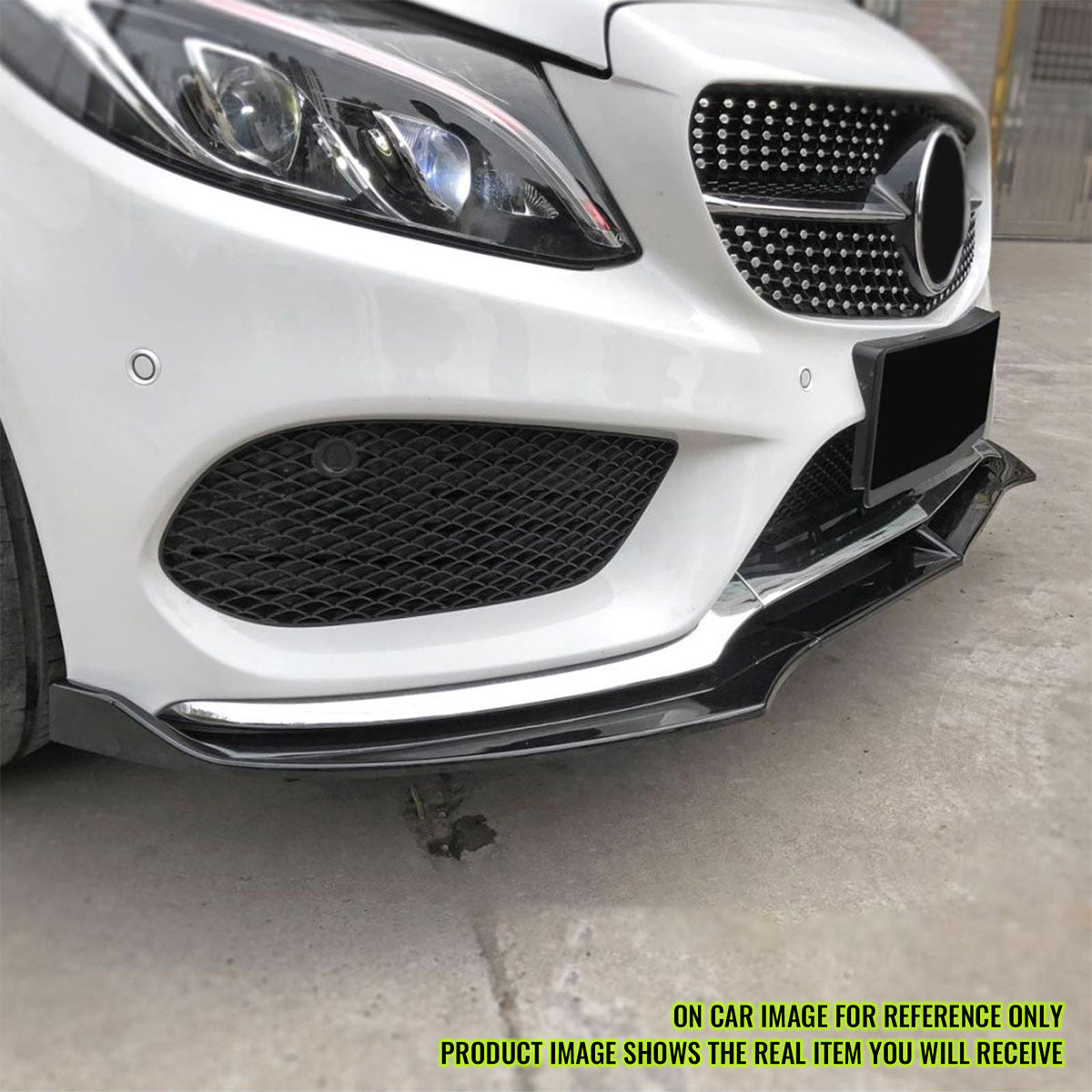 2015-2018 Benz W205 C-Class DP Style Front Bumper Lip PP