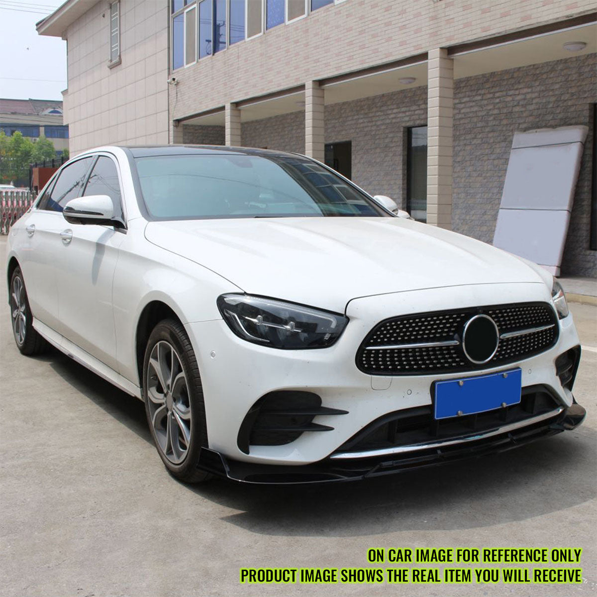 2021-2023 Benz W213 E-Class B Style Front Bumper Lip PP