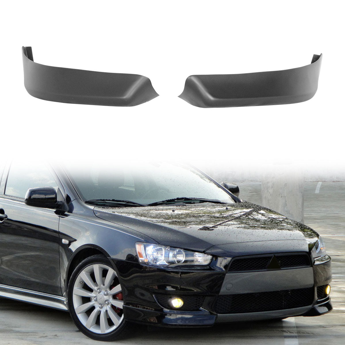 2008-2015 Mitsubishi Lancer OE PP Front Lip Splitter