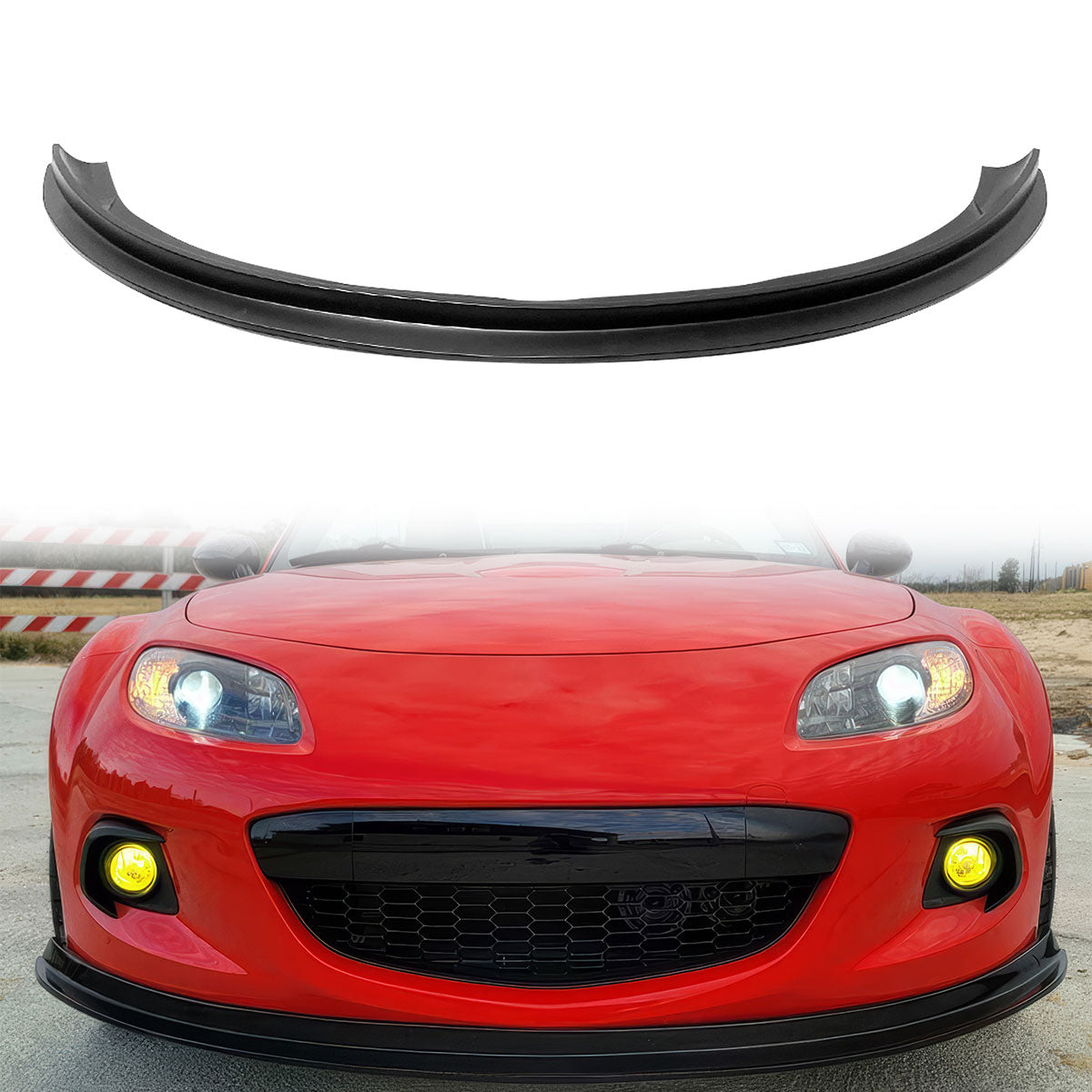 2013-2015 Mazda MX-5 Miata Unpainted Front Bumper Lip Guard MDA Style