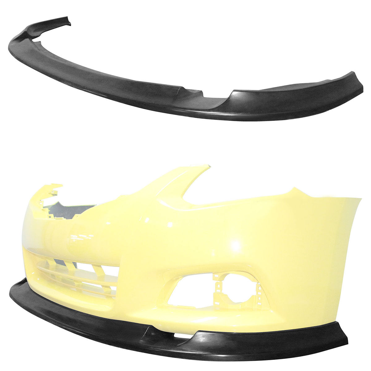 2010-2013 Nissan Altima IKON Style Unpainted Front Bumper Lip Splitter