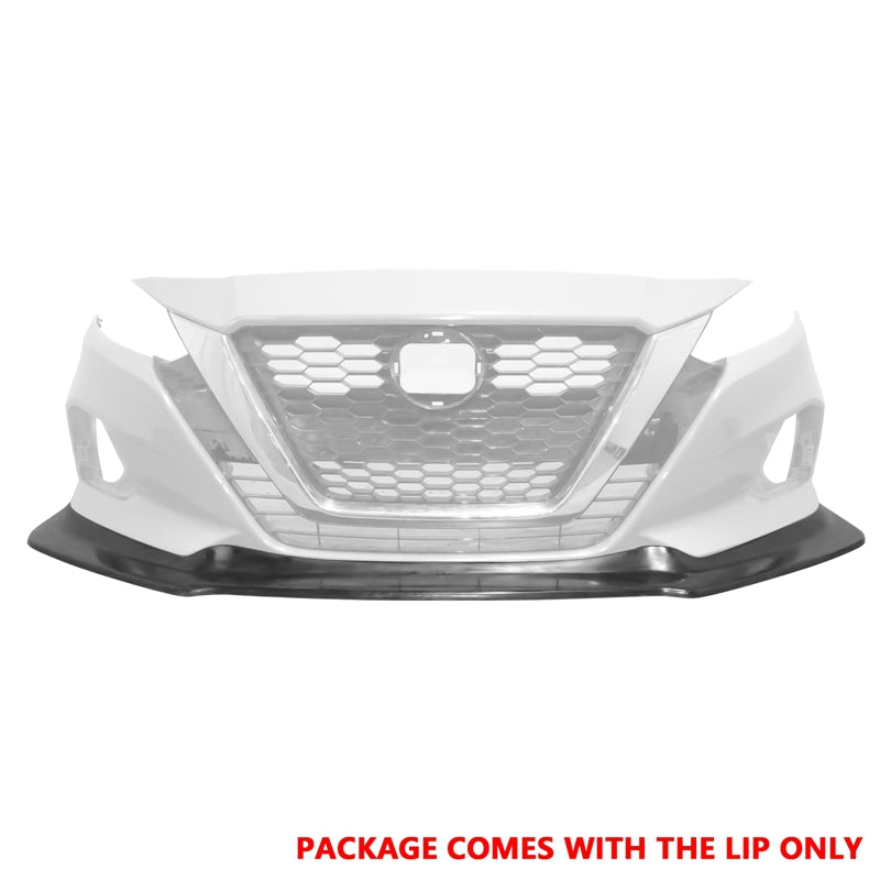 2019-2022 Nissan Altima IK V4 Style Front Bumper Lip Unpainted PU