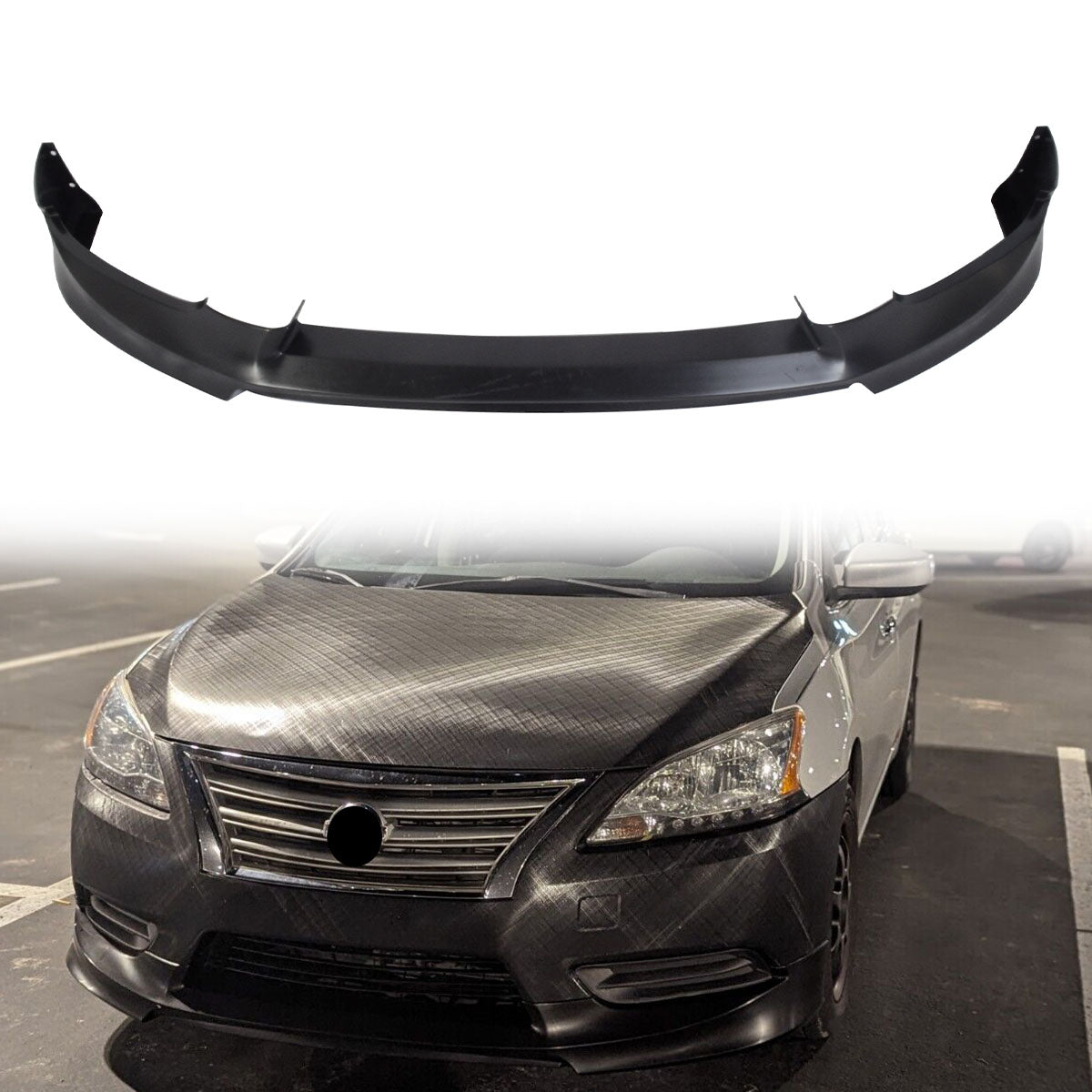 2013-2017 Nissan Sentra OE Style Front Bumper Lip PP