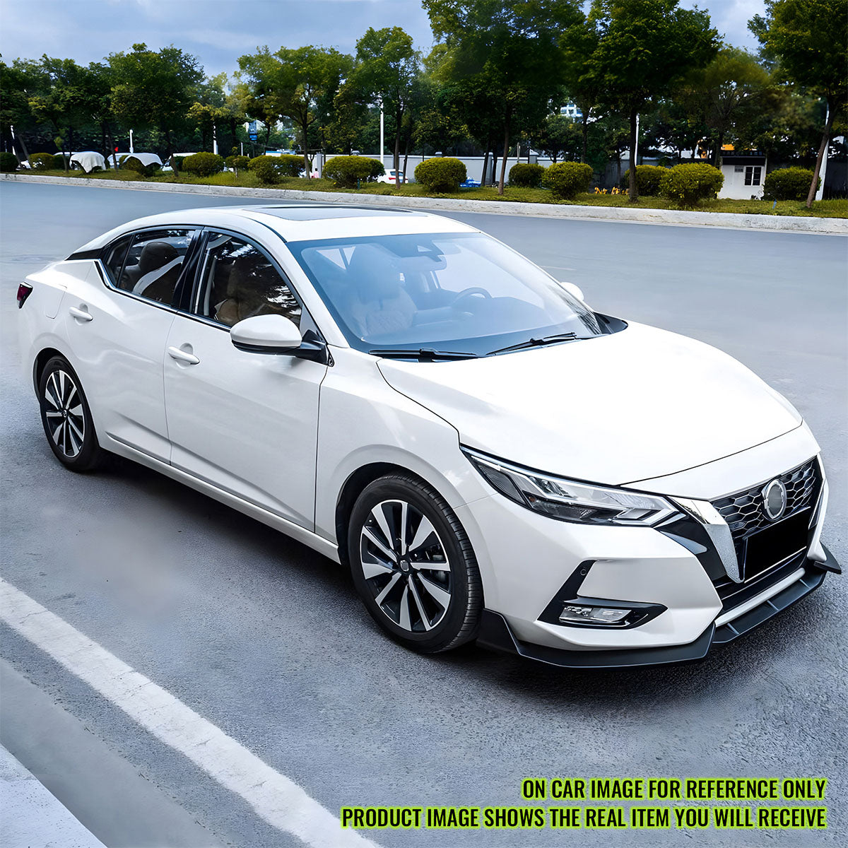 2020-2023 Nissan Sentra Sedan 3PCS Front Bumper Lip