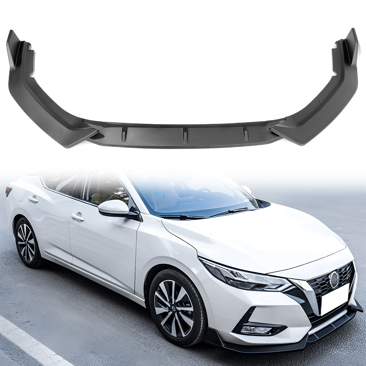 2020-2023 Nissan Sentra Sedan 3PCS Front Bumper Lip