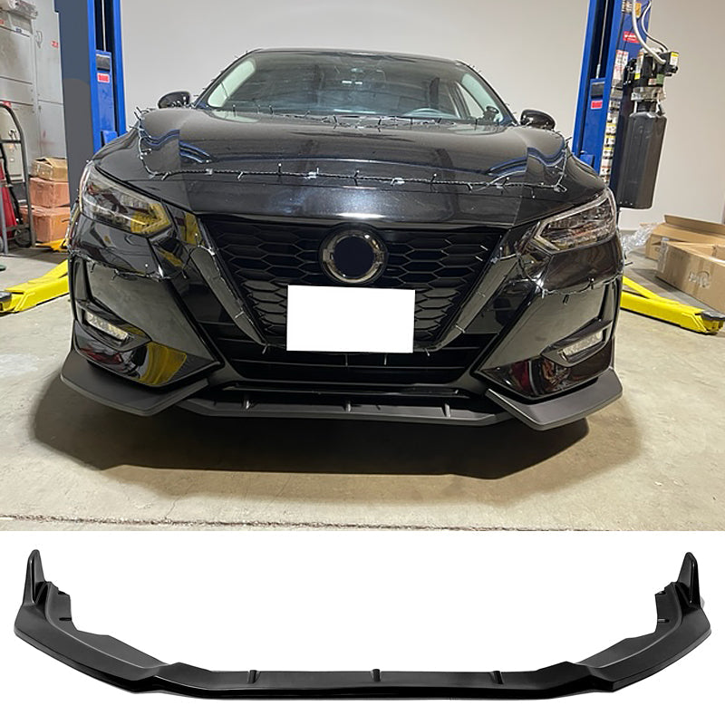2020-2023 Nissan Sentra Front Lip Splitter Air Dam PU MDA V2 Style