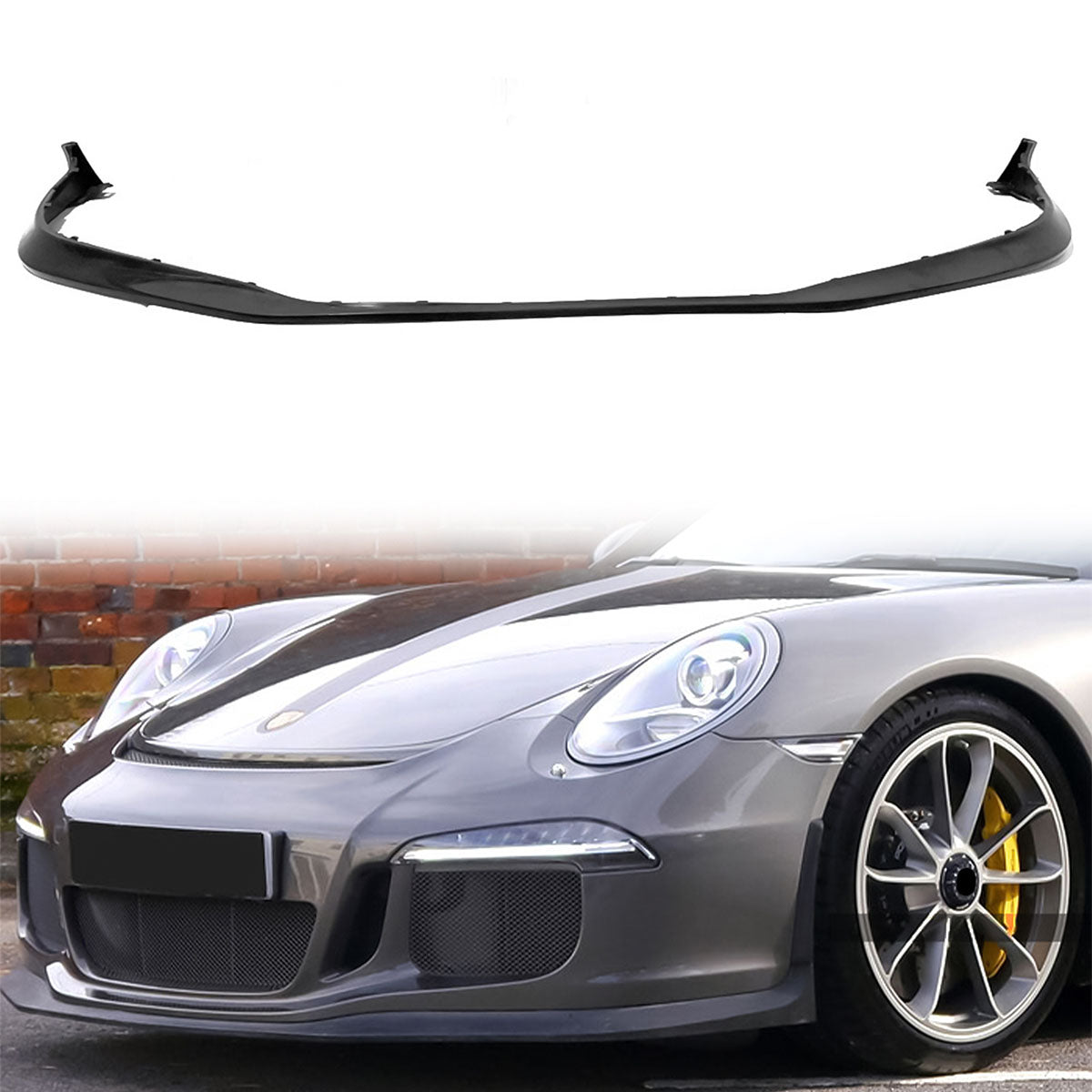 2014-2016 Porsche 911 991 GT3 GT3 Style Front Lip Air Dam Chin Kit PU