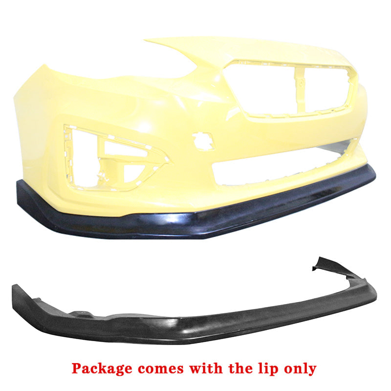 2017-2019 Subaru Impreza CS Style Front Bumper Lip Chin Unpainted PU