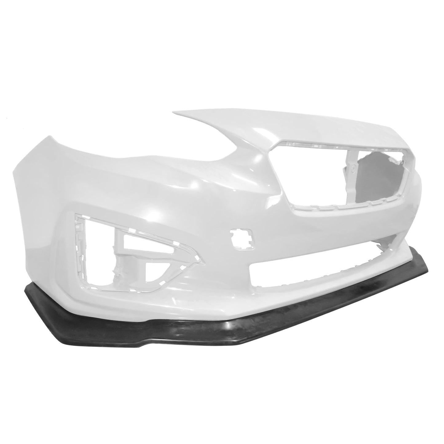 2017-2019 Subaru Impreza IKON Style Unpainted Front Bumper Lip PU