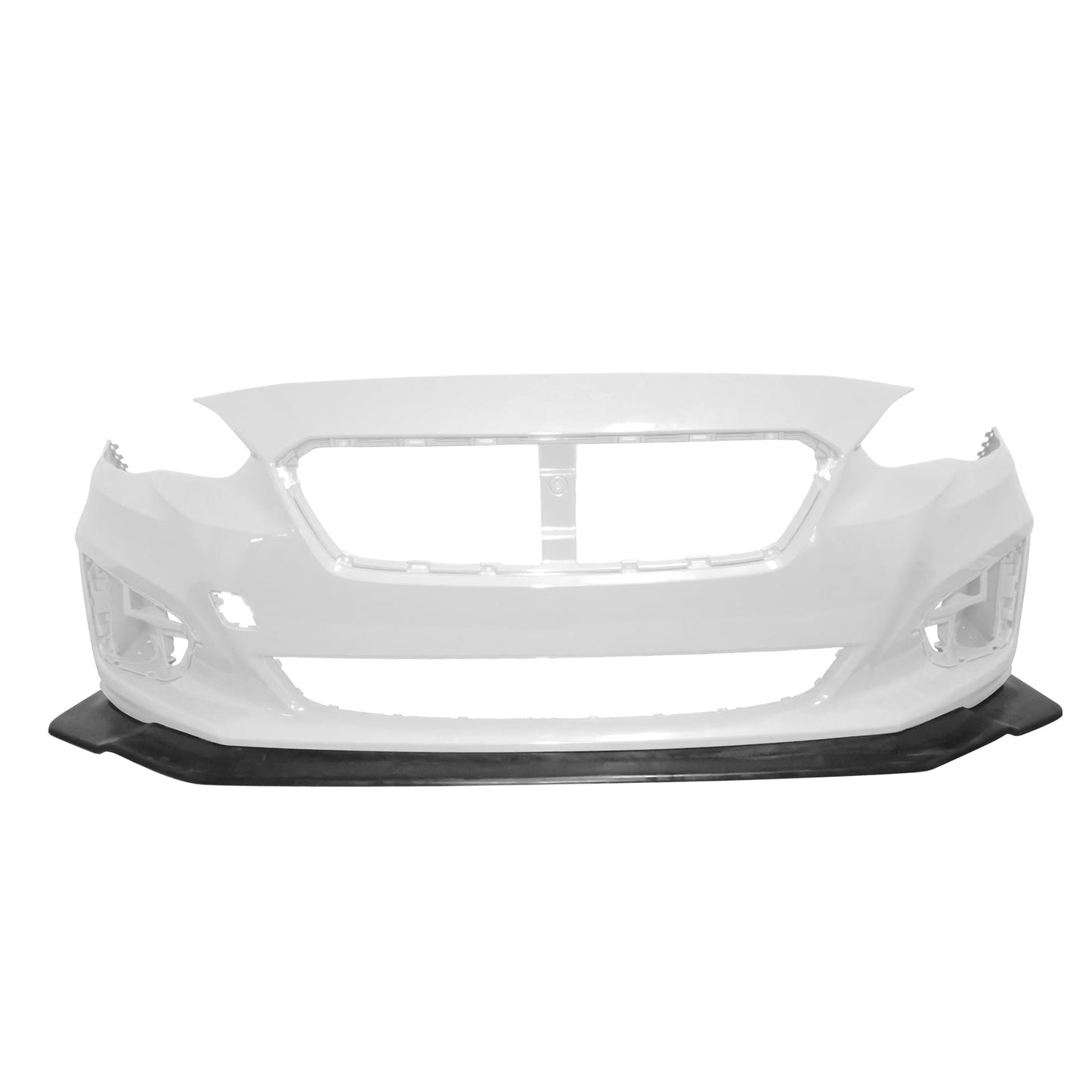 2017-2019 Subaru Impreza IKON Style Unpainted Front Bumper Lip PU