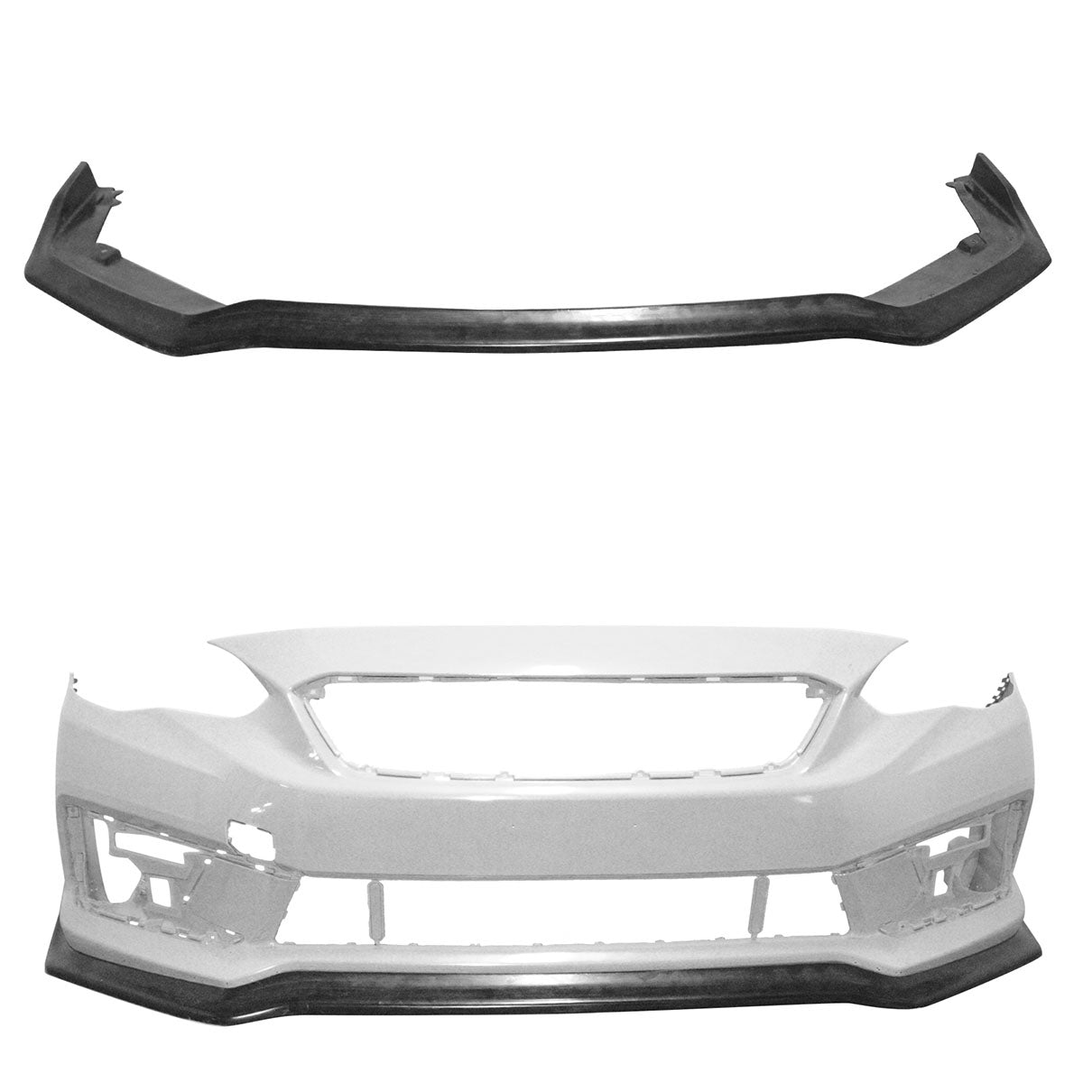 2020-2023 Subaru Impreza CS Style Front Bumper Lip Chin Unpainted PU