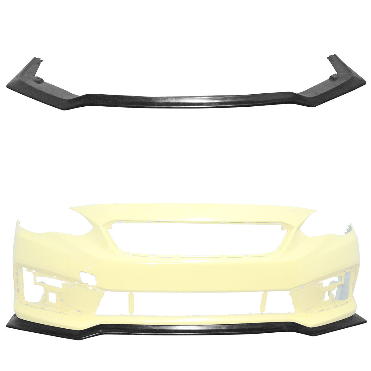 2020-2023 Subaru Impreza 4DR 5DR Front Bumper Lip Unpainted PU Spoiler